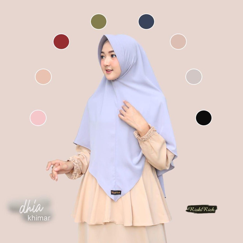 DHIA Khimar Instan Syari Lancip By Riskirich-1