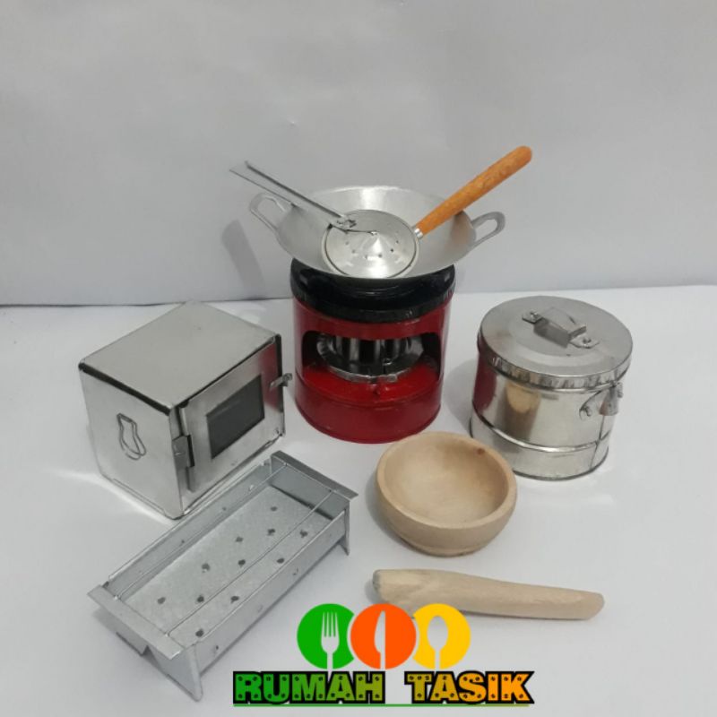 Kitchenset Mainan Masak Masakan Anak Tradisional Paket RT004