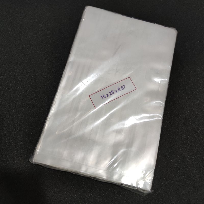 plastik PP bening 15x25 tebal 0,7 pp palma