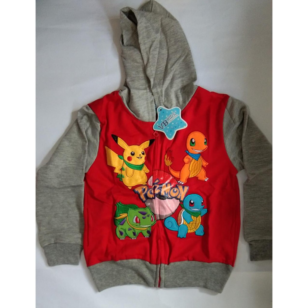 CLEARANCE SALE VB Kids jaket pokemon and friends