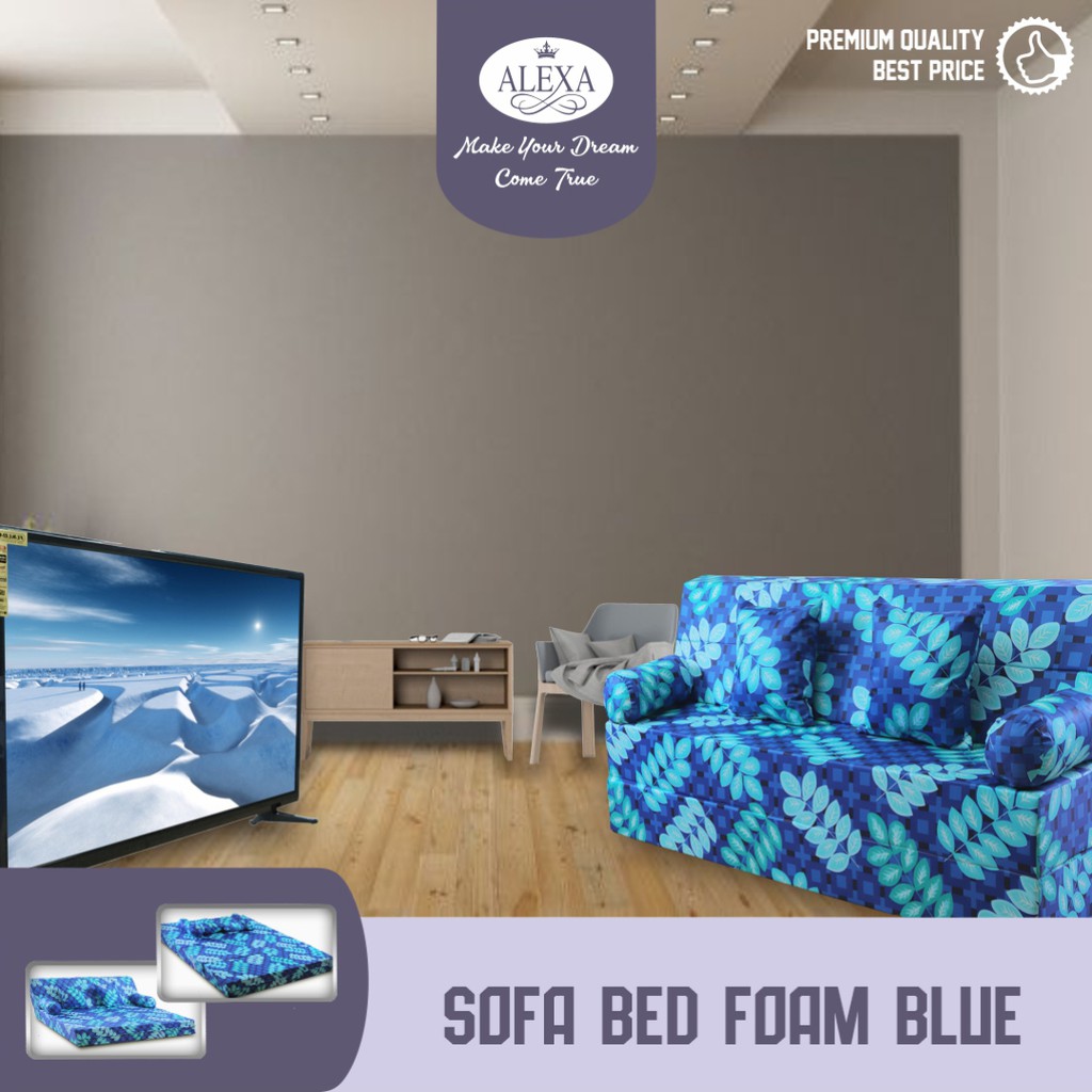 ALEXA Sofa Bed Foam BIRU