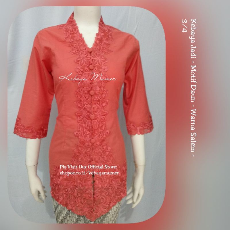 Kebaya Jadi. Kebaya Encim. Kebaya Salem. Kebaya Jadi Encim.  Kebaya modern