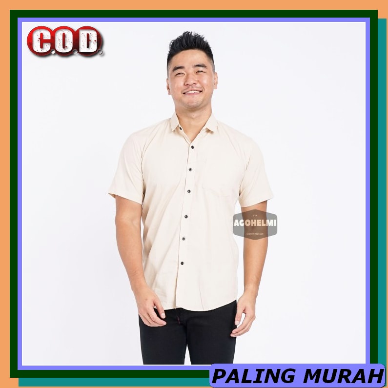 Incerun Motif Kemeja Pria Bergaya Retro Blus Classic Fit Button D RS241 Kemeja Pria Lengan Pendek P