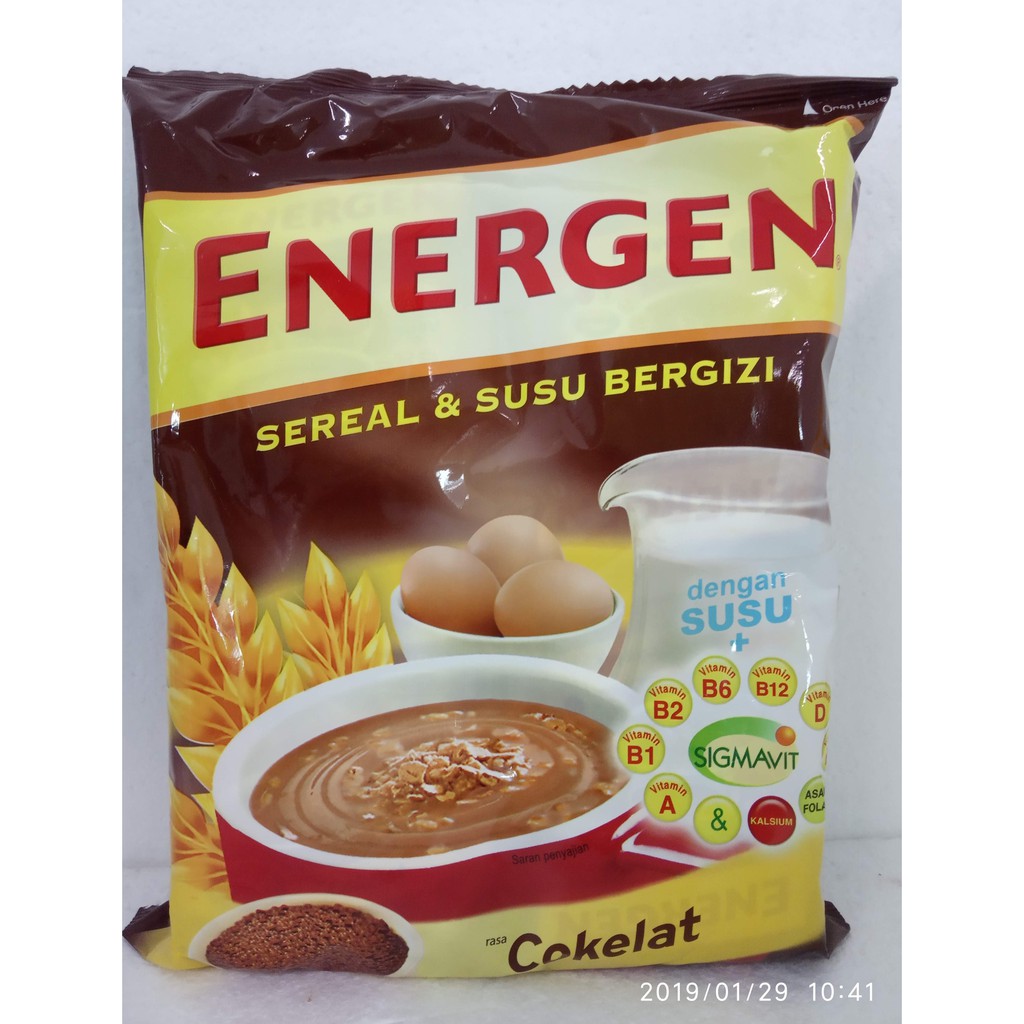 

ENERGEN SEREAL & SUSU BERGIZI / 00141630 / SEREAL ENERGEN RASA COKLAT