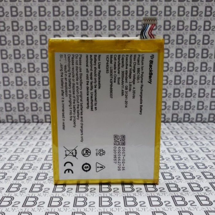 ORIGINAL 100% BATRE BATERAI BATTERY BLACKBERRY AURORA BBC 100-1
