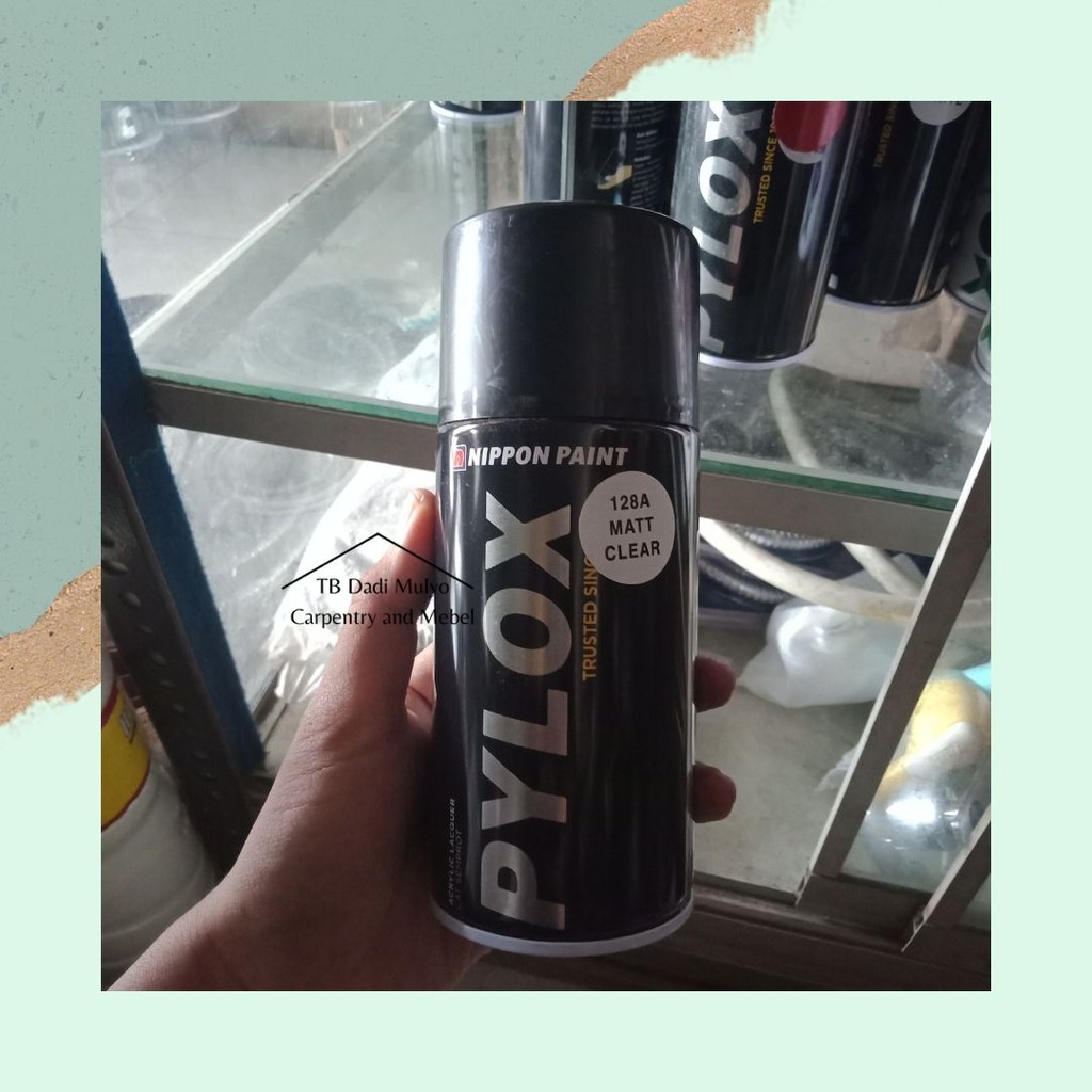Pylox / Aerosol Spray Paint / Pylox Nippon Paint / Pylox Matt Clear No 128 A