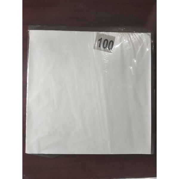 

Kertas Nasi Kertas Kfc Kertas Burger Polos 30cmx30cm 100pcs