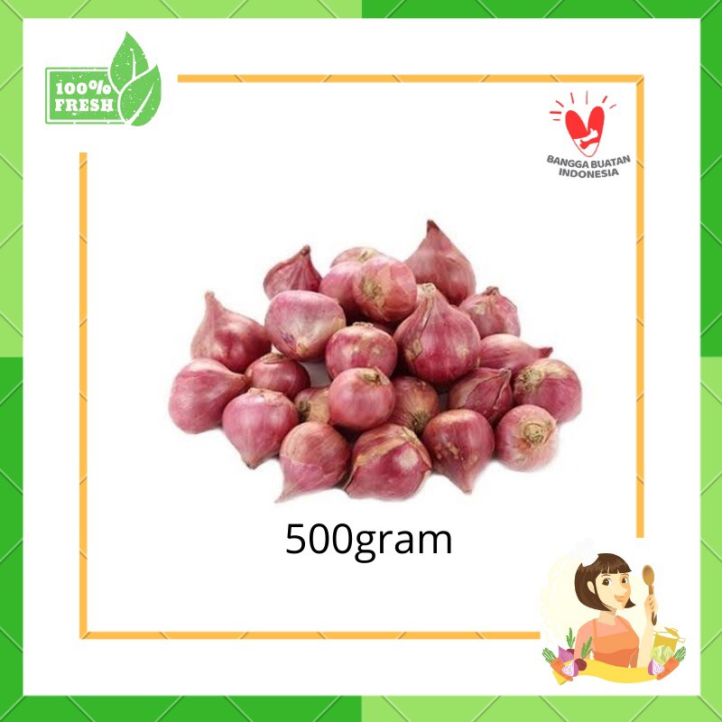 

Bawang merah 500gram - sayur segar bekasi