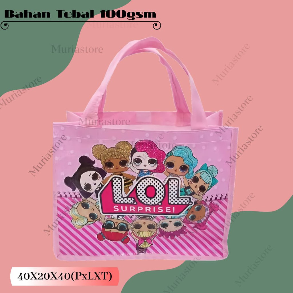 

Tas Ultah Custom 40 x 20 x 40 (PxLxT) - Bahan Tebal Kualitas Bagus