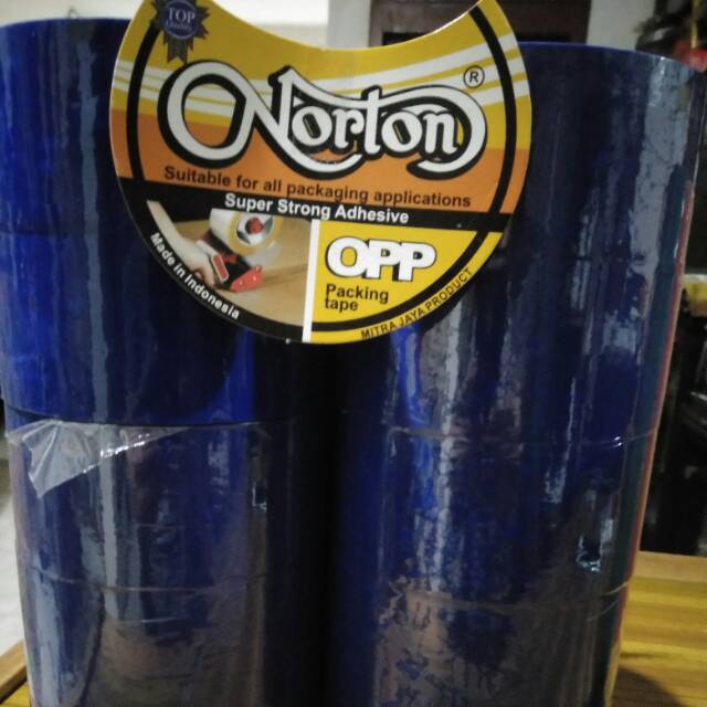 Lakban Norton warna Biru harga per pcs