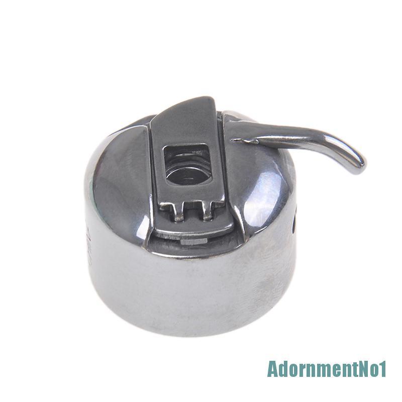 (AdornmentNo1) Case Bobbin Mesin Jahit Bahan Metal Warna Silver