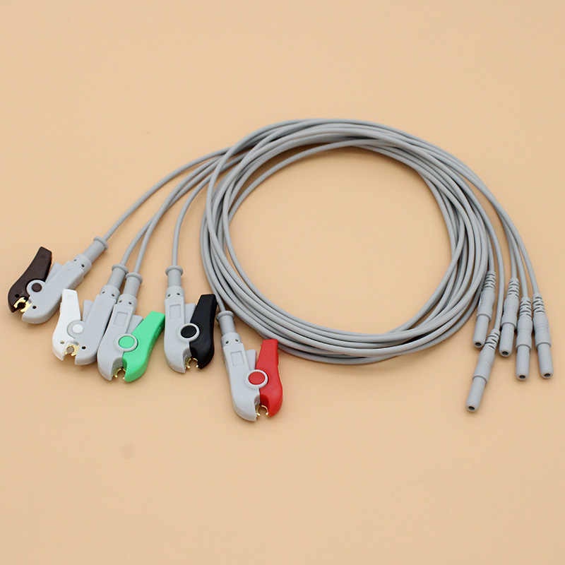 LEAD WIRE CABLE 5 lead din clip