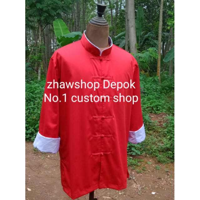 CUSTOM BAJU IPMAN, BAJU KUNGFU, BAJU SHANGHAI, BAJU KOKO UNIK
