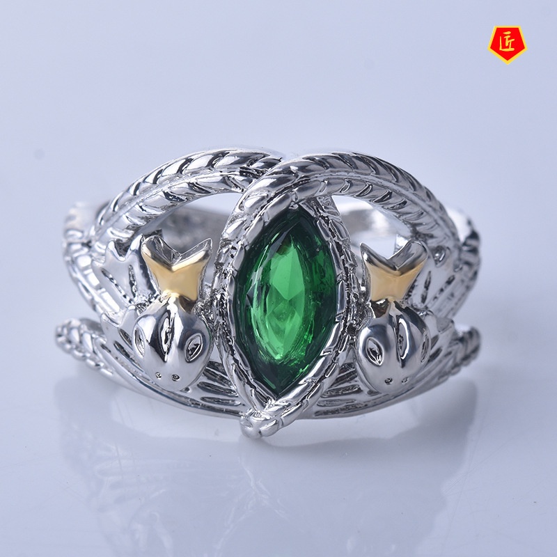 [Ready Stock]S925 Silver Magic Ring Ins Two-Color Fashion Personality