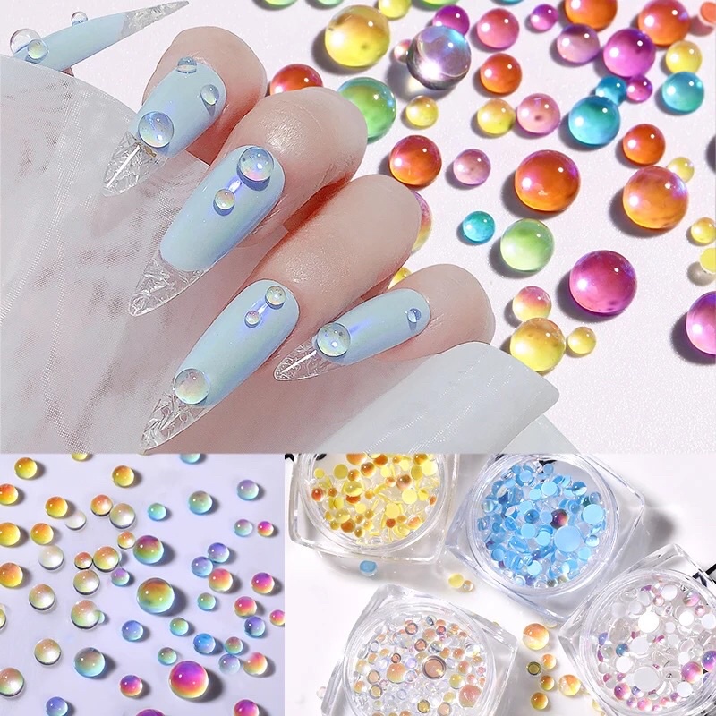 Nail Art Pearl Decoration Mix Size Accecories Nail Art