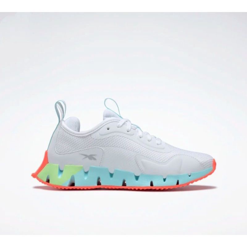 Reebok Zig Dynamica White Digital Glow High Premium Original