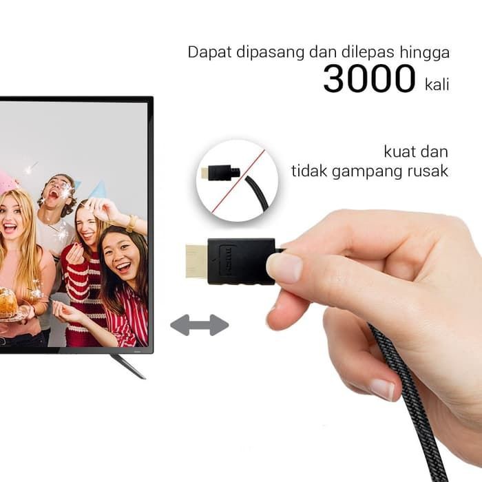 Cable hdmi 1.2 meter PX High speed ethernet Full HD HDMI-1.2MX original - Kabel hdtv 1.2m px