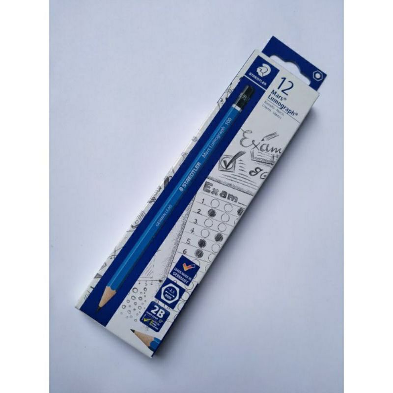 

Pensil 2B STAEDTLER Mars Lumograph (Ecer)