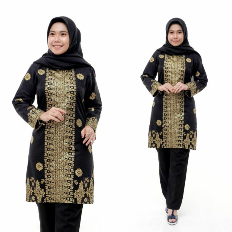 ATASAN BATIK DOLBY DOLBI DOBBY DOBY TUNIK TENUN SUTRA TULIS HALUS