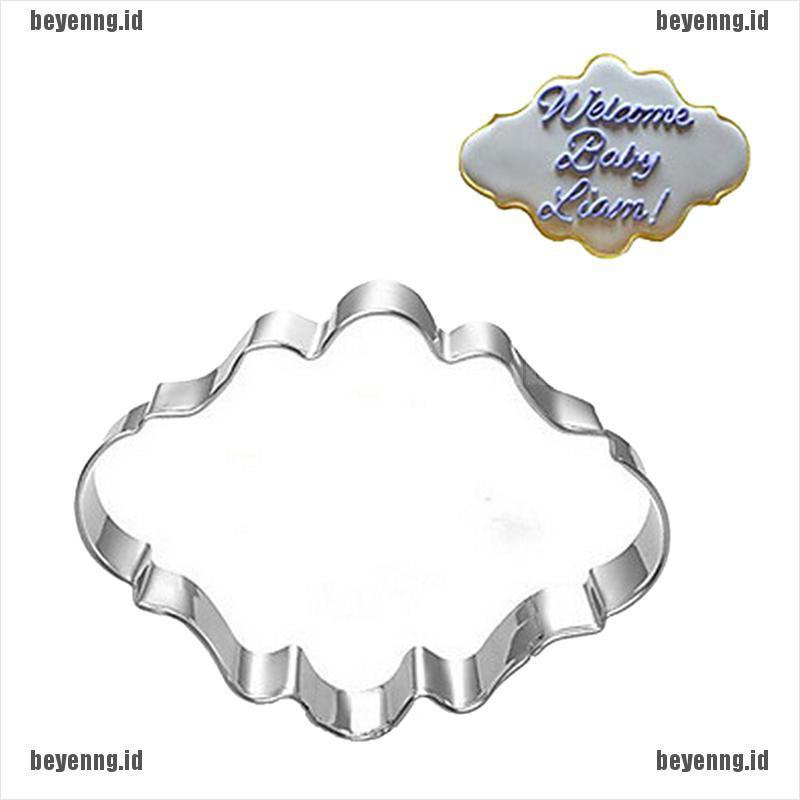 Bey 4pcs / Set Cetakan Pemotong Biskuit / Cookies / Sugarcraft Bentuk Frame Foto 3d Untuk Dapur