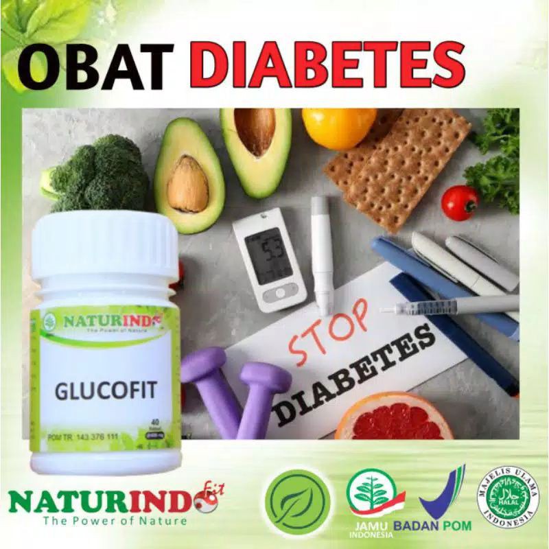 OBAT GULA DIABETES KENCING MANIS NATURINDO FRESH HERBAL GLUCOFIT