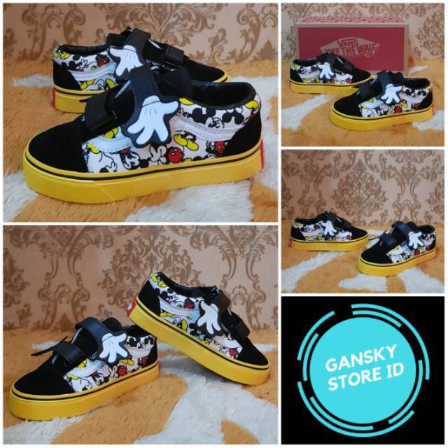 SEPATU VANS MICKEY KIDS PREMIUM QUALITY VANS MICKEY ANAK MURAH