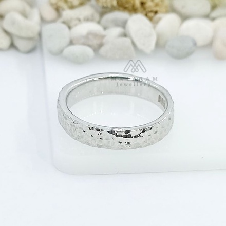 Cincin Perak 925 Single MT033 / Cincin Silver 925 Single - Bisa Request Model Cincin - Free Ukir Nam