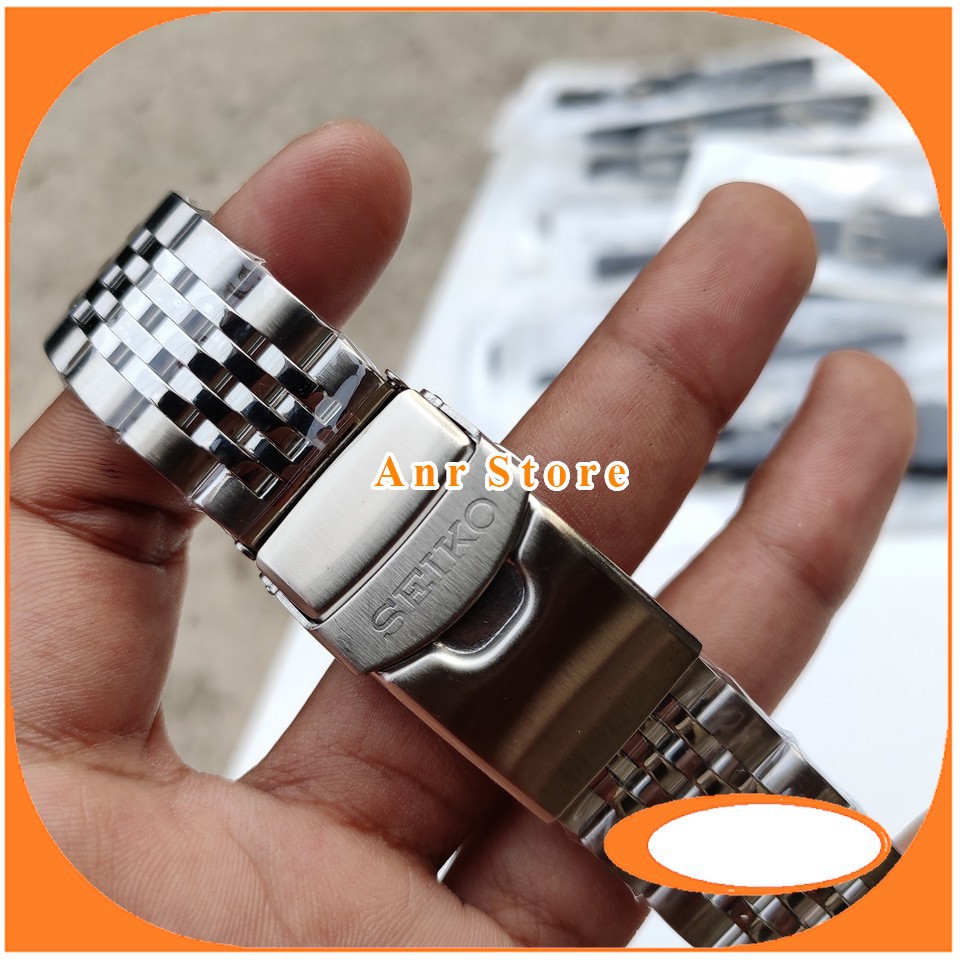 Tali Rantai Rante Stainless Steel Seiko 22 mm Jubile Silver