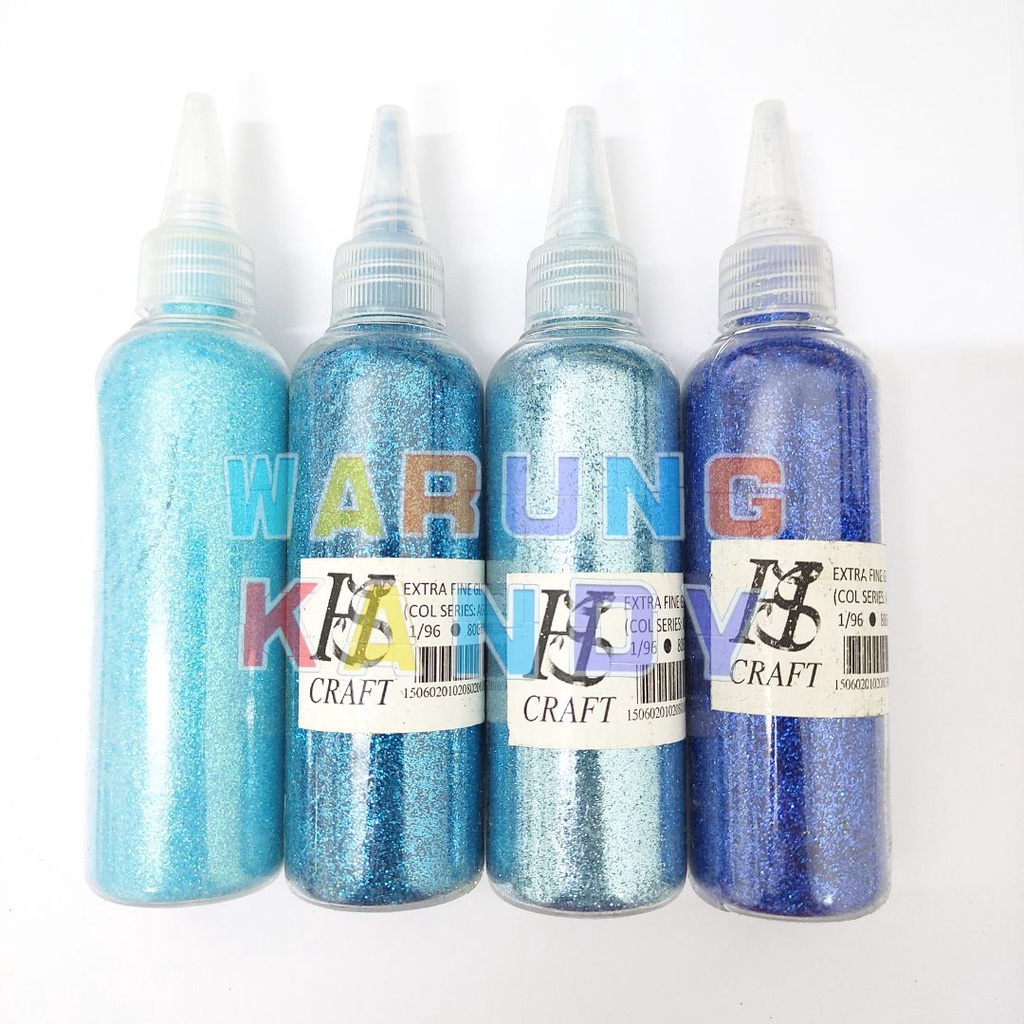 Glitter Bubuk 1/96 AB / Pelangi Botol 80gram