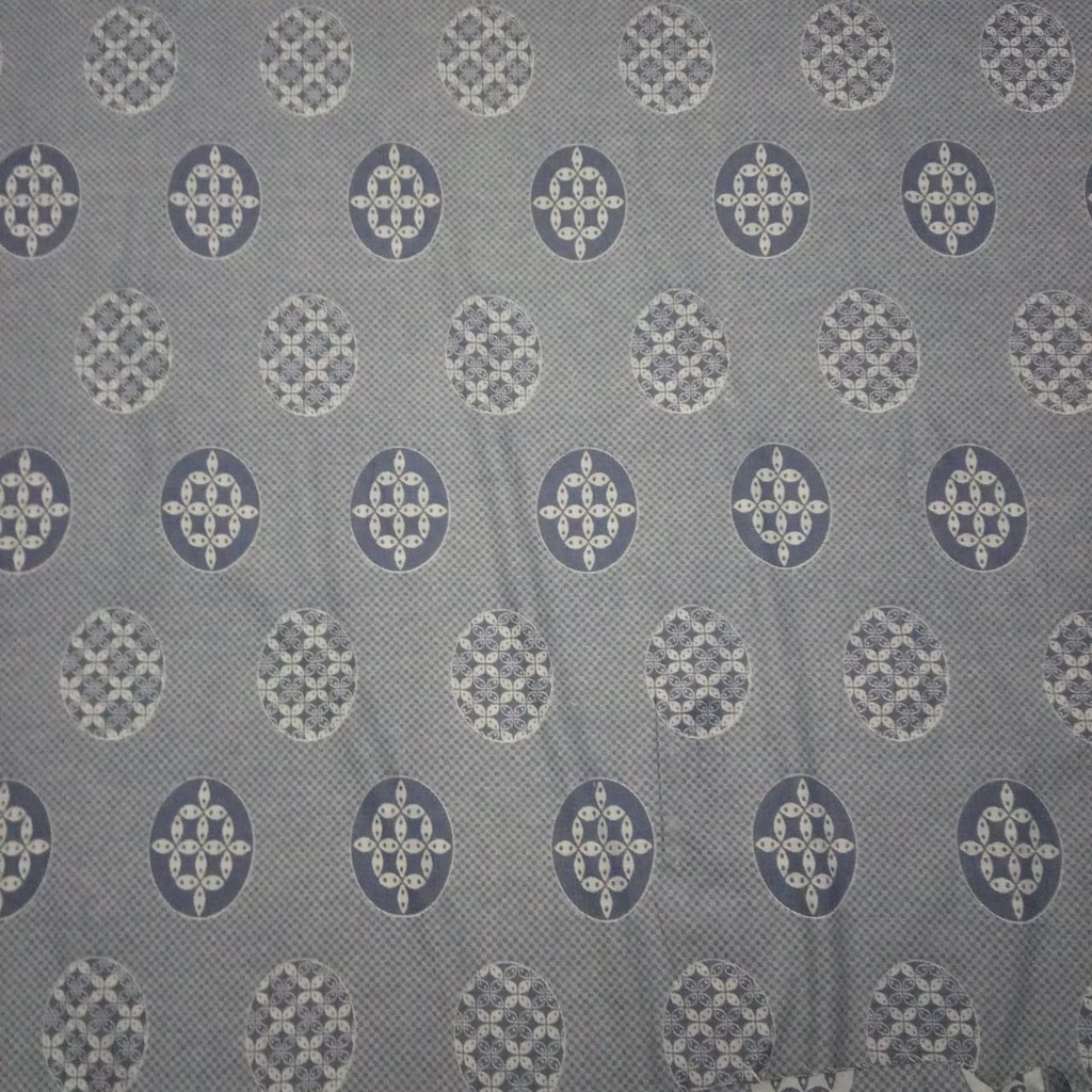 Kain Jacquard Denim atau Jacquard Jeans motif Batik SG_1419