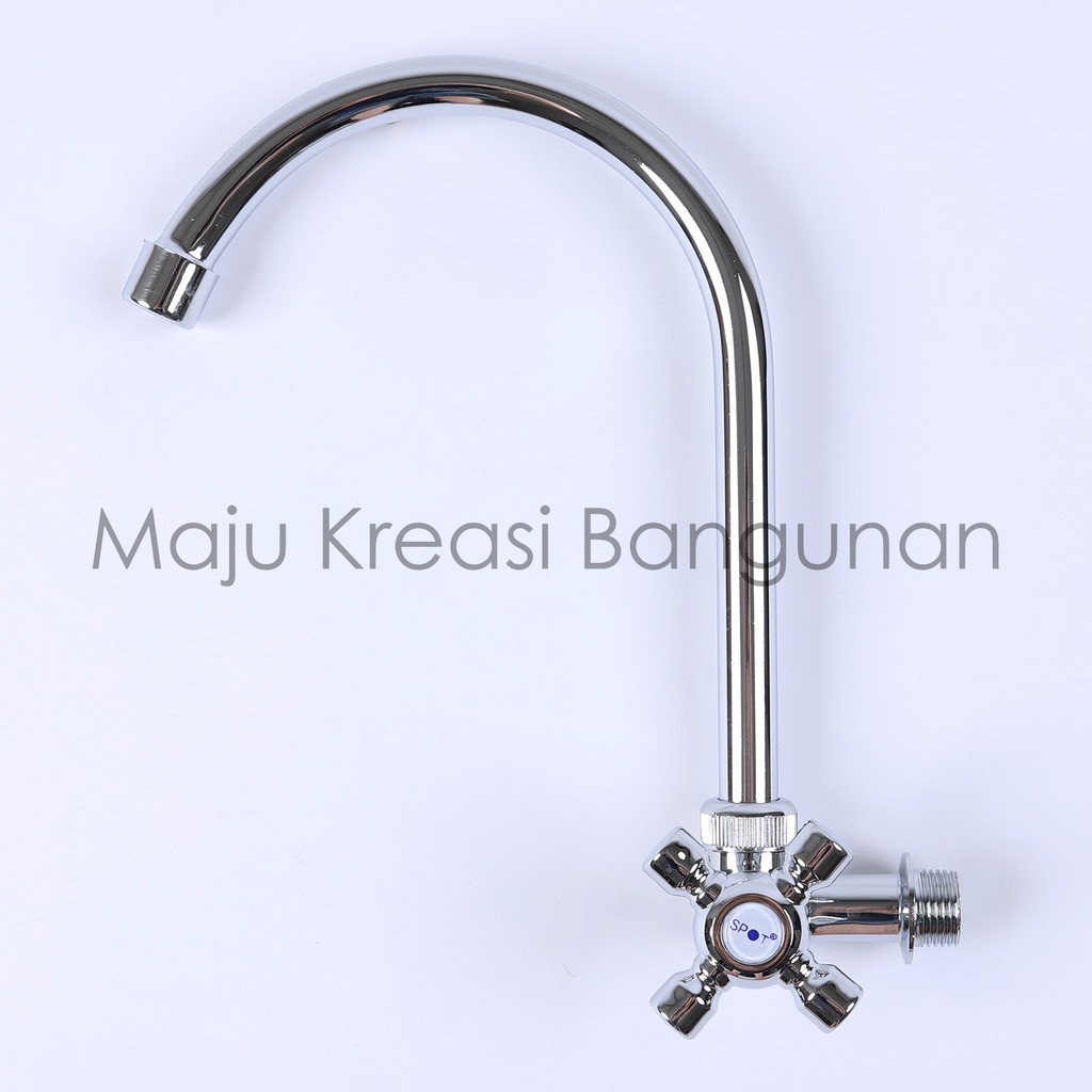 TERMURAH Kran Angsa Baling Engkol Cuci Piring Keran Air Sink Stainless Stanlis Dapur Grosir