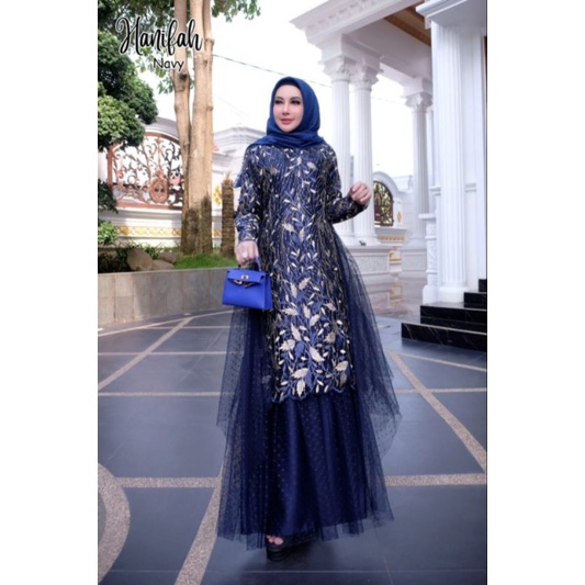 HANIFAH gamis pesta muslimah gamis kondangan wisuda bridemaids