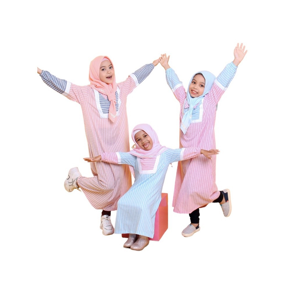 Baju Muslim Anak Perempuan Busana Muslim anak perempuan Daily Sunny By Alzena Kids Moslem Baju anak