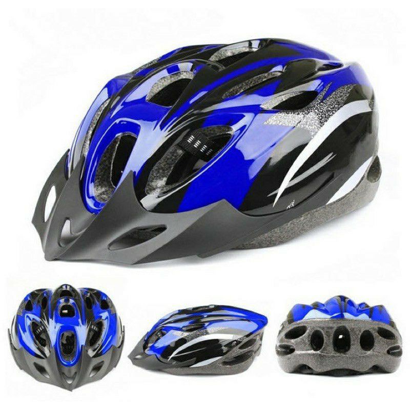 Helm sepeda WX-019 + Visor all size termurah pompa ban sepeda
