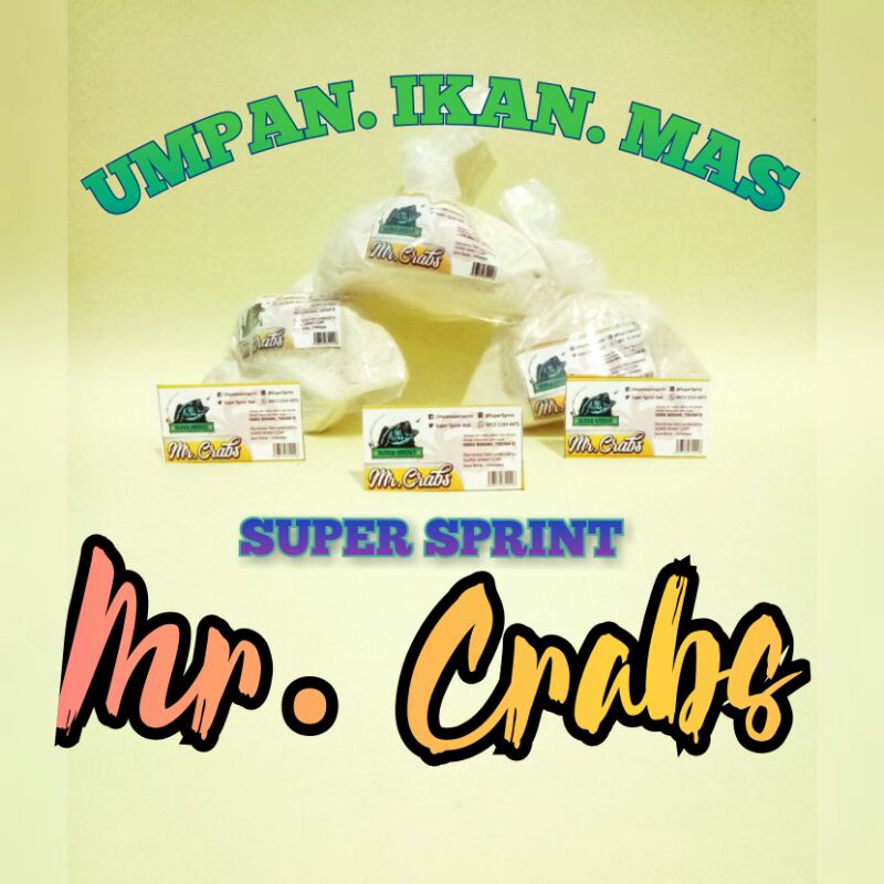 umpan  ikan  mas super sprint MR CRABS