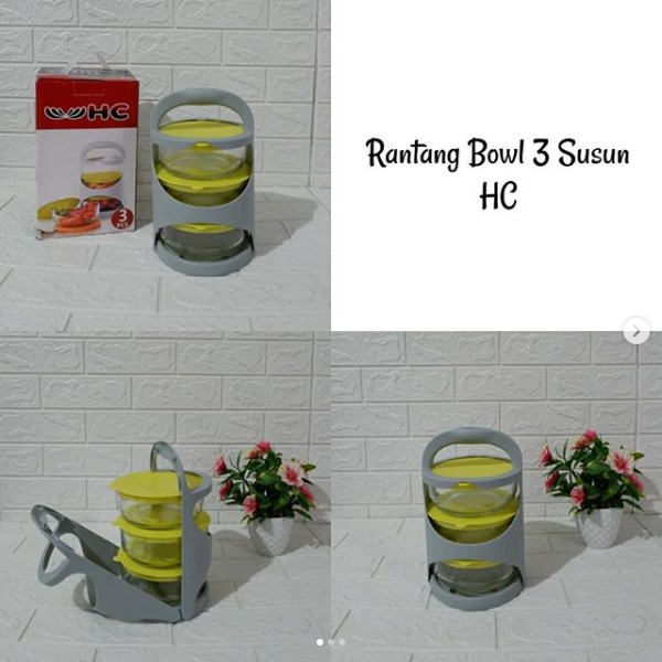 Rantang Bowl 3 Susun HC