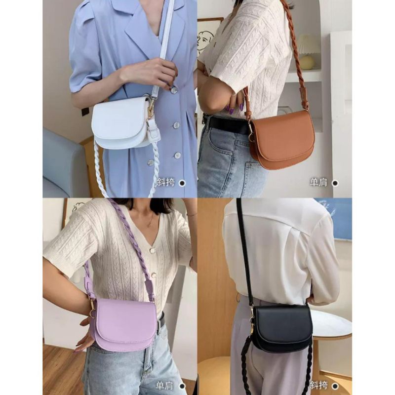 Tas Selempang Wanita Slingbag Fashion Dua Tali Murah Import