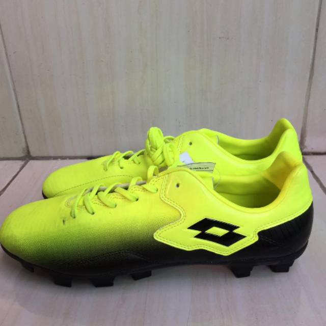 Sepatu Bola Lotto Severe FG - Safety Yellow Black