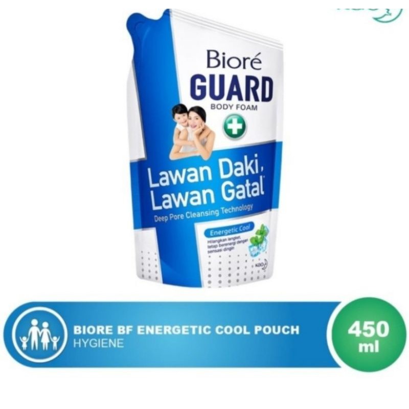 Biore guard lawan daki dan gatal sabun mandi cair 450 ml