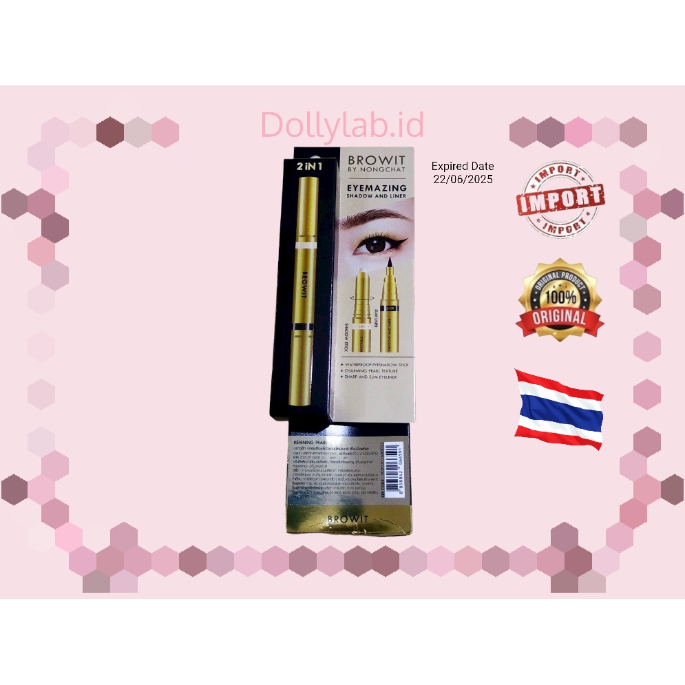 [BEST SELLER] Browit By Nongchat Eyemazing Shadow and Eyeliner 2 in 1 100% ORIGINAL THAILAND