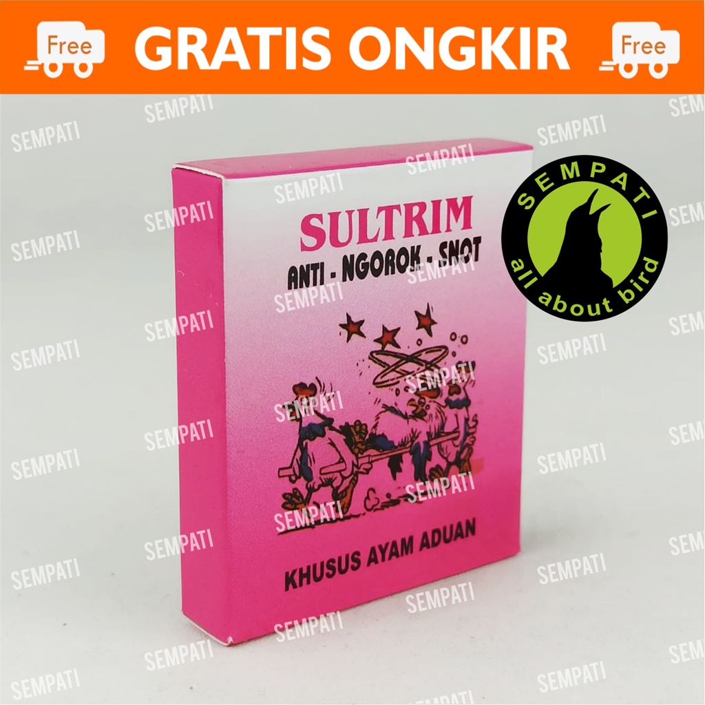 SULTRIM 6CAP OBAT AYAM BURUNG MERPATI ANTI NGOROK SNOT PILEK BENGKAK PIL KAPSUL SULTRIM MURAH SLTRM