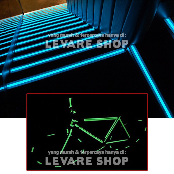 

Luminous Tape Stiker Selotip Solatip Isolasi Lakban Fosfor Glow in the Dark 2 x 300 cm