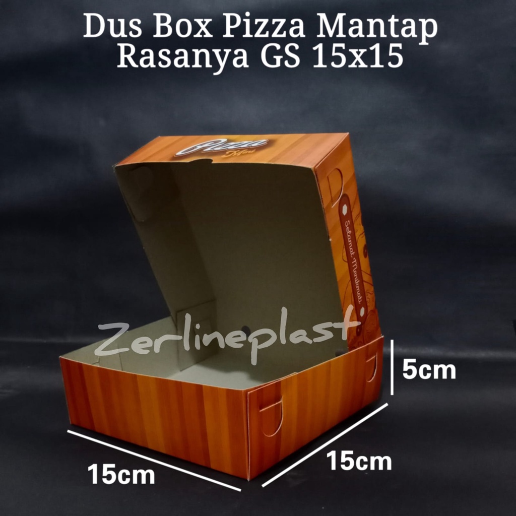 Dus Pizza Mantap Rasanya GS - Dus Kue Serbaguna - Box Pizza @50pcs