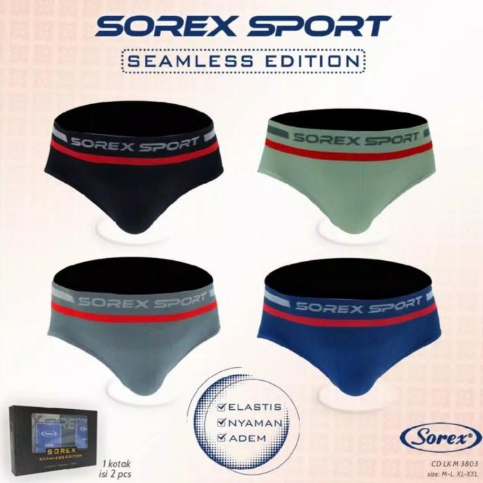 Viol Celana Dalam Pria Sorex 3801 | Sorex Man Cd Sport Pria Seamless