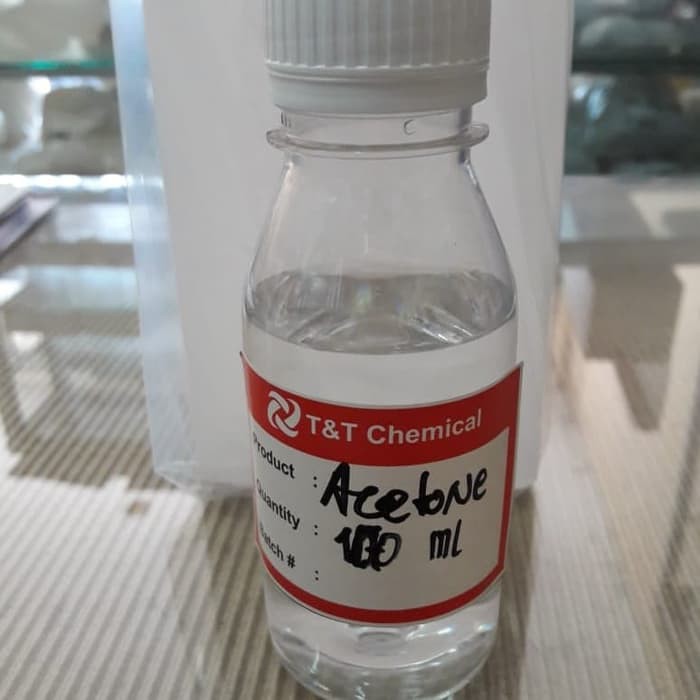 Aseton aceton asseton murni pembersih kutek noda tinta 100ml 95%