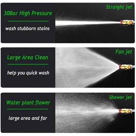 Cordless High Pressure Washer Spray Gun Car Wash Pressure Water Nozzle Cleaner 288V Battery/Jet Cleaner Cordless Mesin Cuci Mobil Motor Steam Semprotan Air