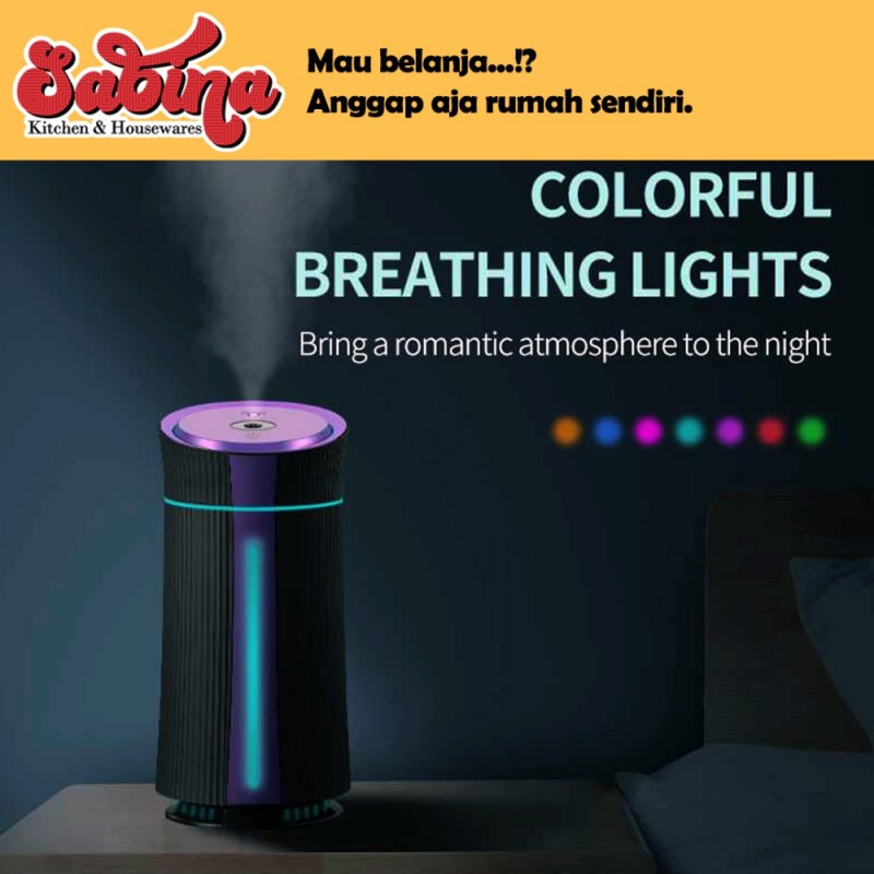 Humidifier Purifier Diffuser Eloole Pelembab Pembersih Udara LED1100ml