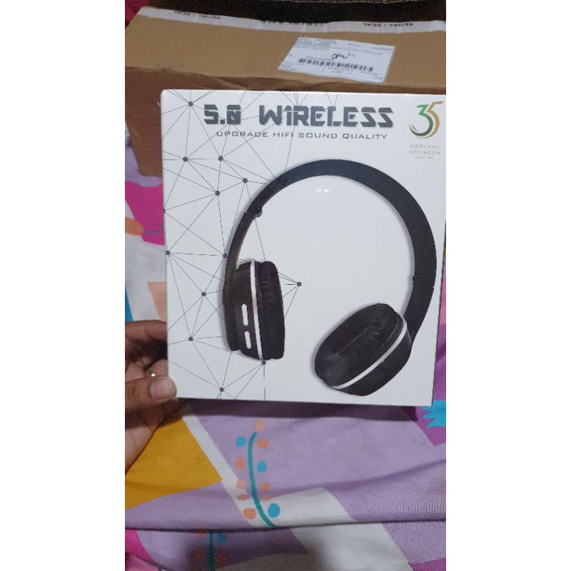 Headphone oriflame / handphone wireless7t