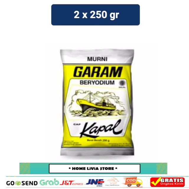 

Garam Beryodium Cap Kapal 2 x 250 gr
