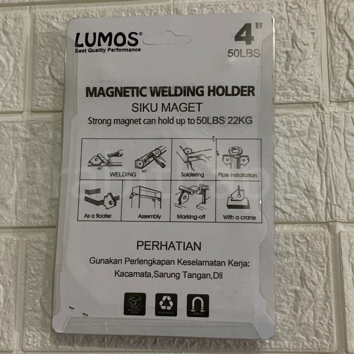 MAGNETIC WELDING HOLDER / SIKU LAS 4 INCH / SIKU MAGET - LUMOS